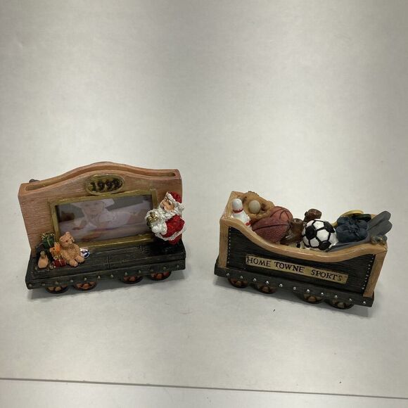 2 Home Towne Express 1999‎ toy express train car  sports & Photo Express NOS - Picture 14 of 14